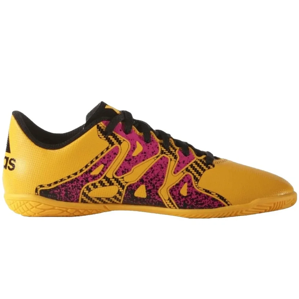 Adidas X 15.4‎ Indoor Youth Soccer Shoes Orange Red Mens 4.5 EU 36 2/3